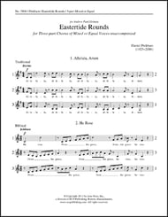 Eastertide Rounds Three-Part Treble choral sheet music cover Thumbnail